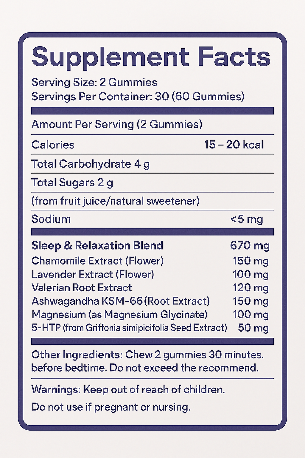 Zedrest Sleep Gummies